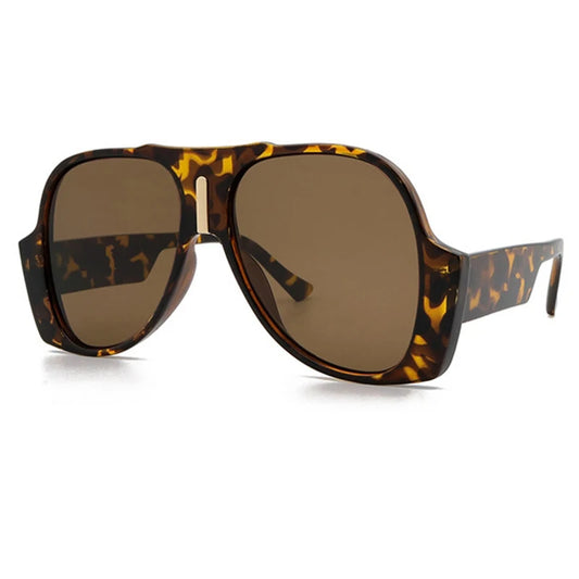 Gradient Shades For Women Oversized Pilot Sunglasses Men Luxury Brand Vintage Unique Sunglasses Female Glasses Eyewear