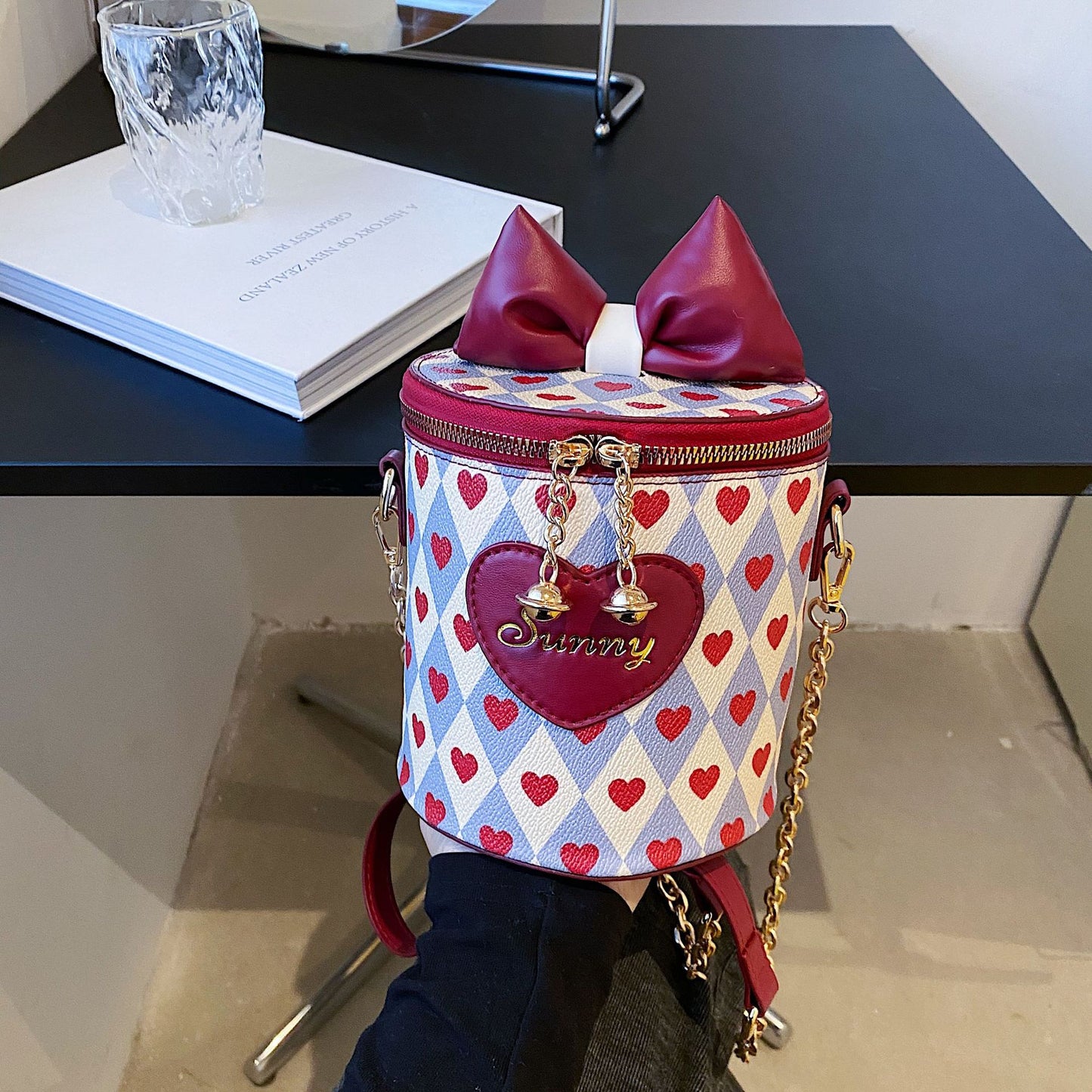 Popular Mini Small Bag Women's Summer New Trendy All-Match Diagonal Bag Ins Love Bag Cylinder Bag
