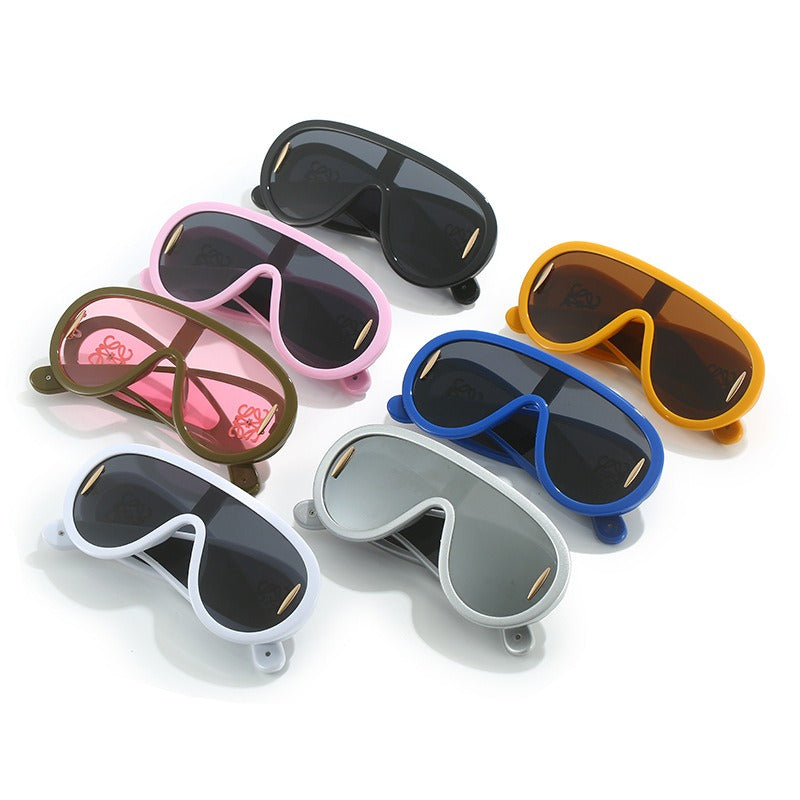 Large frame sunshade sunglasses