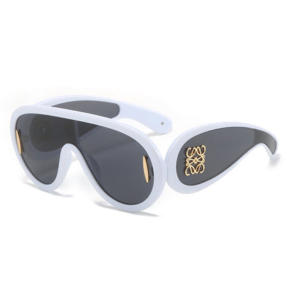 Large frame sunshade sunglasses