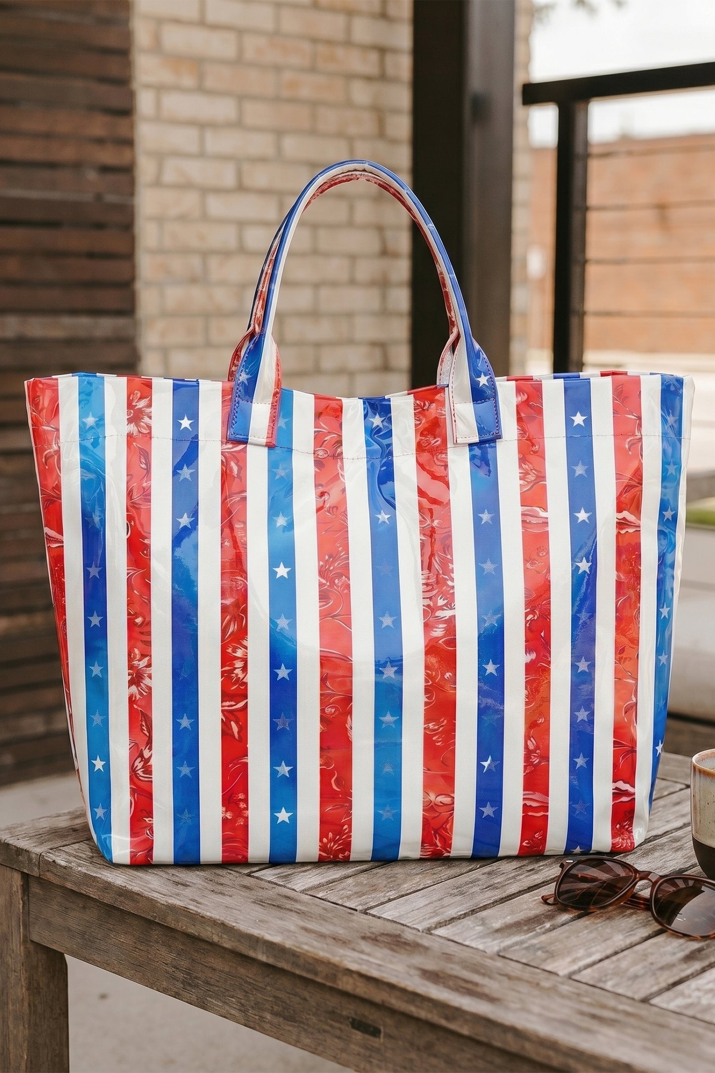 Polka Dot Glossy Tote Bag