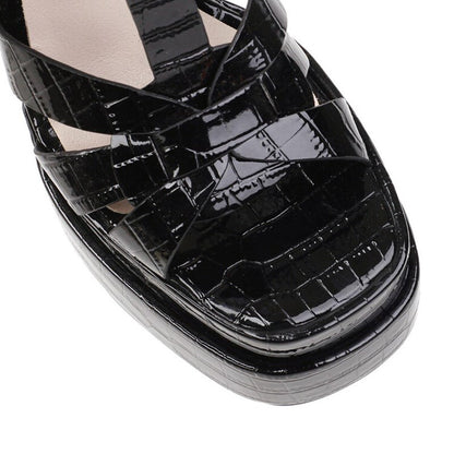 Summer Women's Shoes Waterproof Platform Over Height With Chunky Heel Sandals High Heels Platform Shoes