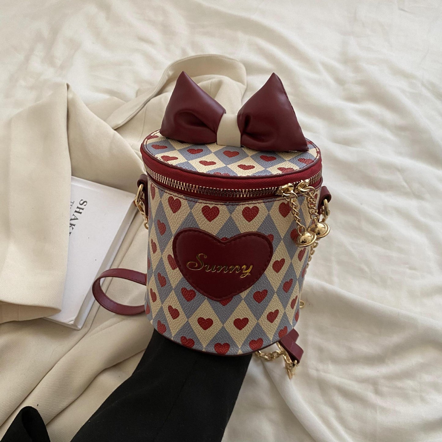 Popular Mini Small Bag Women's Summer New Trendy All-Match Diagonal Bag Ins Love Bag Cylinder Bag