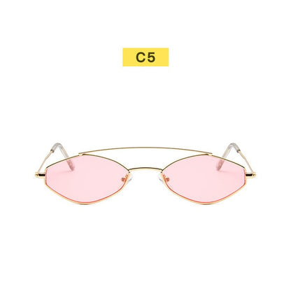 90s Sunglasses Women Retro Oval Sunglasses Lady Brand Designer Vintage Black Sunglasses Girls Eyeglasses UV400 Oculos