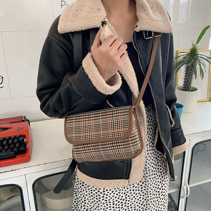Bags New Trendy Retro Net Red One-Shoulder Messenger Bag Female All-Match Ins Student Waist Bag Small Square Bag