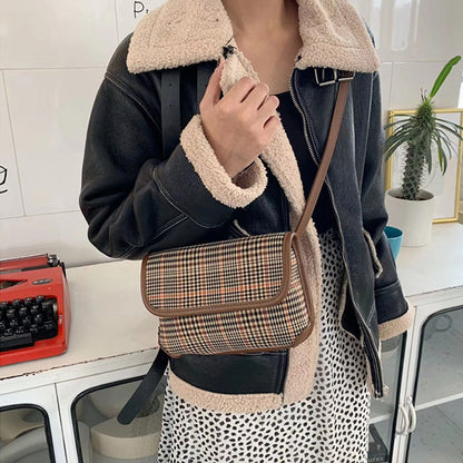 Bags New Trendy Retro Net Red One-Shoulder Messenger Bag Female All-Match Ins Student Waist Bag Small Square Bag