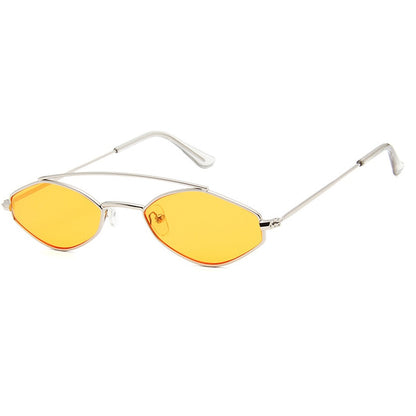 90s Sunglasses Women Retro Oval Sunglasses Lady Brand Designer Vintage Black Sunglasses Girls Eyeglasses UV400 Oculos