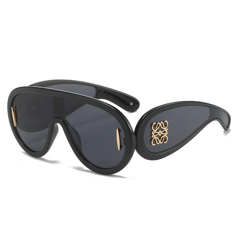 Large frame sunshade sunglasses