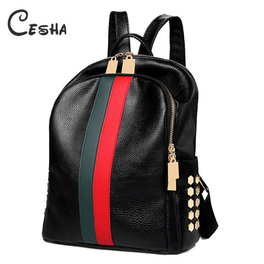 Luxury Designer Women Travel Backpack High Quality Soft PU Leather Shopping Backpack Pretty Style Girls Lovely Daypack Backpack