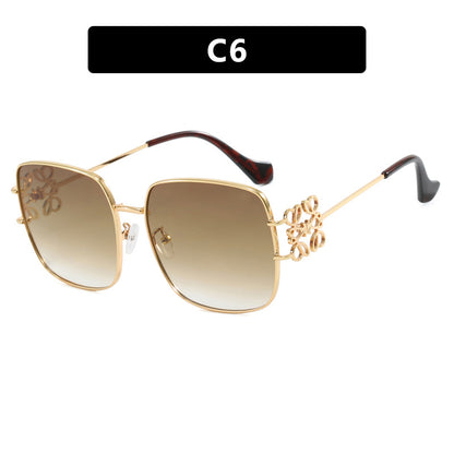 Single beam sunglasses new personalized simple sunglasses versatile fashion sunglasses street photography
