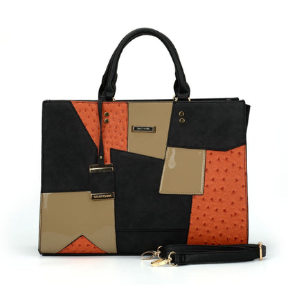 New Tote Bag Fashion One Shoulder Fashion Women's Bag Large Capacity Splice Handbag