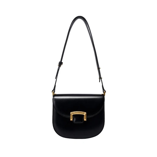 Original Women Bag  New Trendy High-end Wedding Bag Shoulder Bag Commuting Handbag Retro Style Saddle Bag