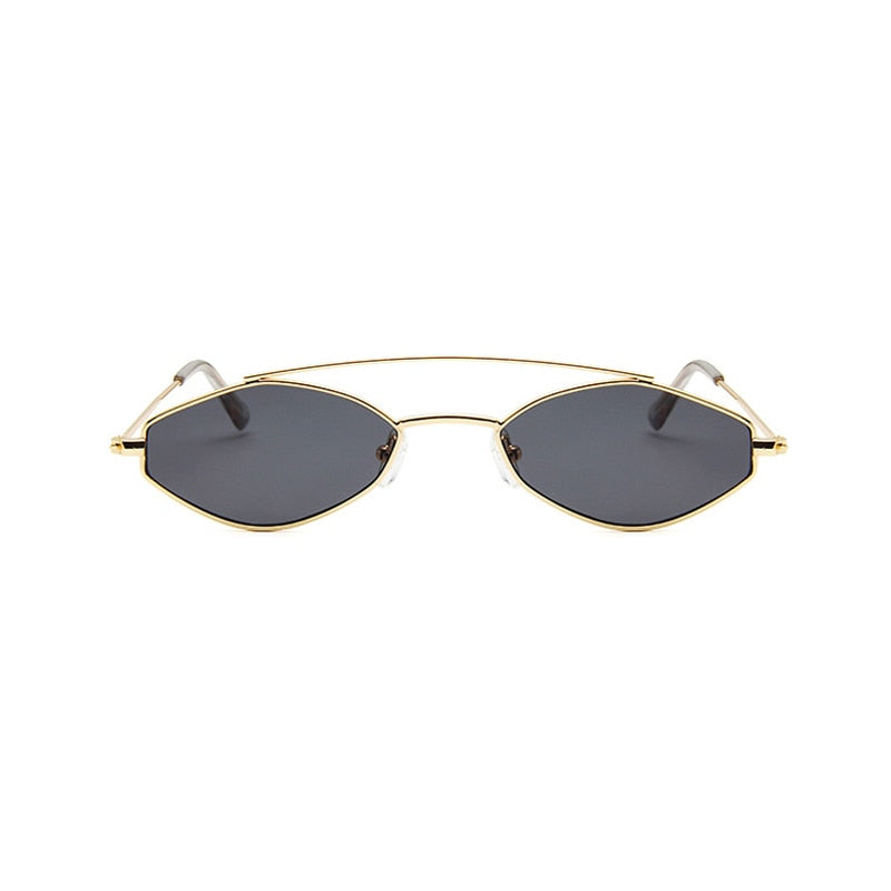 90s Sunglasses Women Retro Oval Sunglasses Lady Brand Designer Vintage Black Sunglasses Girls Eyeglasses UV400 Oculos