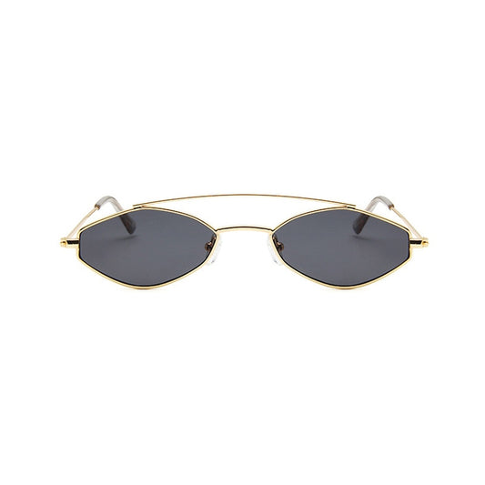 90s Sunglasses Women Retro Oval Sunglasses Lady Brand Designer Vintage Black Sunglasses Girls Eyeglasses UV400 Oculos