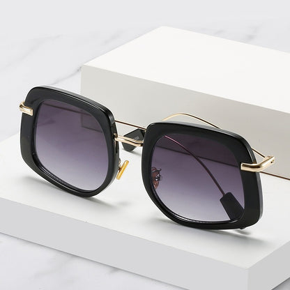 Elliptical Sunglasses Trendy Milan Fashion Show Colorful Sunglasses