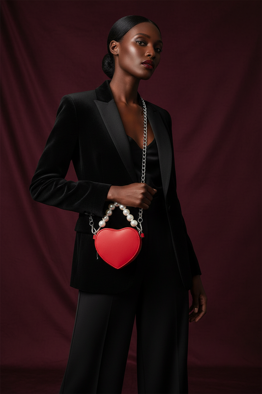 Heart-shaped Crossbody Bag