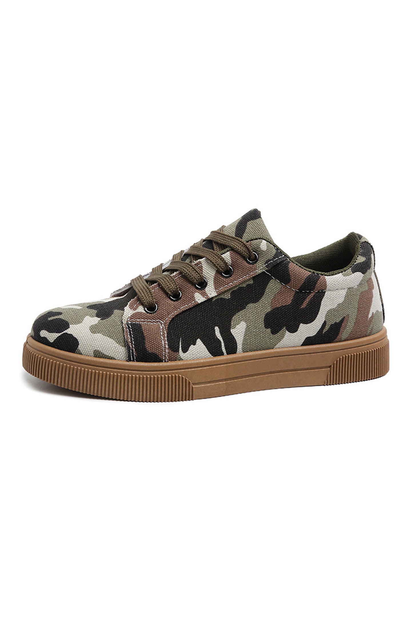 Four Leaf Clover Camouflage Print Shoes