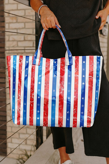 Polka Dot Glossy Tote Bag