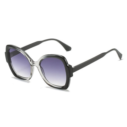 Sunglasses European and American Internet celebrity ins personalized butterfly glasses Milan fashion catwalk sunglasses