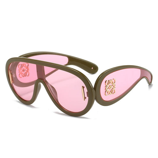 Large frame sunshade sunglasses