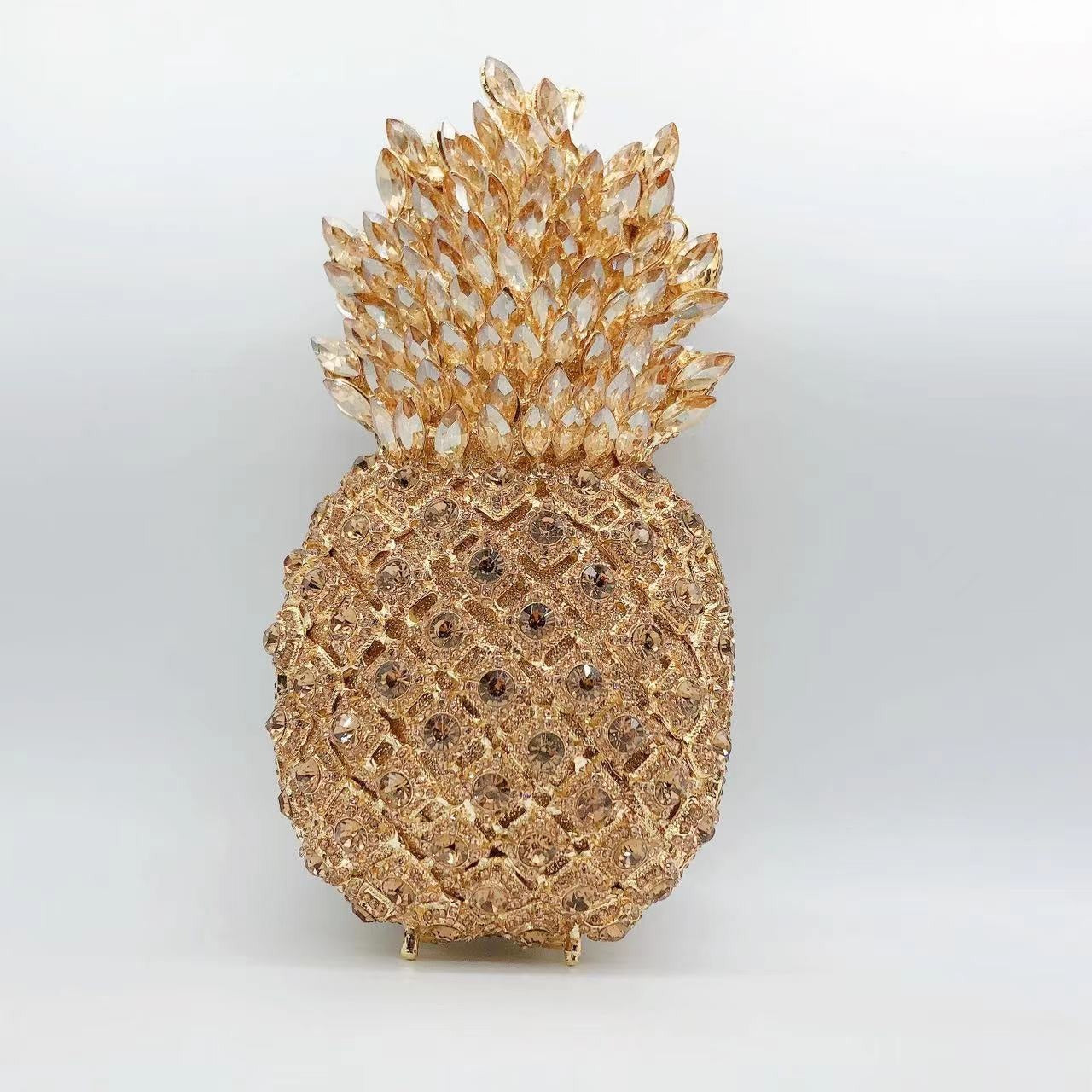 Pineapple Diamond Dinner Bag Fruit Party Banquet Full Diamond Handheld Bag