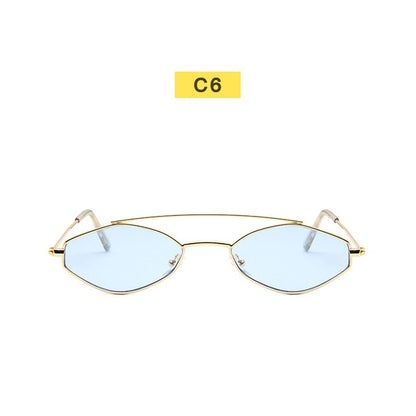90s Sunglasses Women Retro Oval Sunglasses Lady Brand Designer Vintage Black Sunglasses Girls Eyeglasses UV400 Oculos