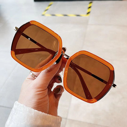 Sunglasses Men's And Women's Korean Version Big Frame Glasses Trendy Street Sunglasses