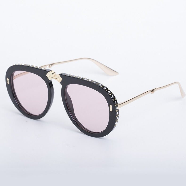 Women's Diamond Folding Sunglasses
