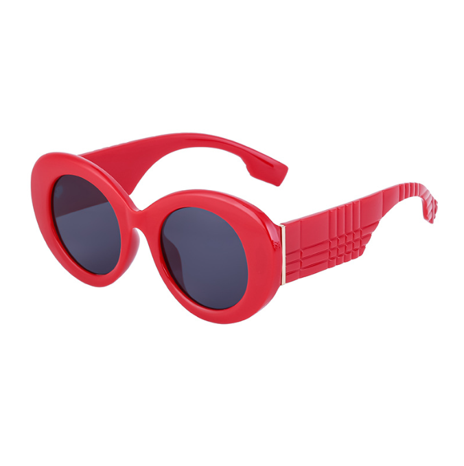 New retro oval frame sunglasses women trend large frame UV protection sunglasses women