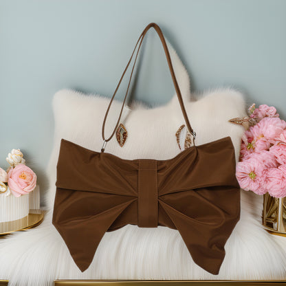 Bow Tote Crossbody Bag