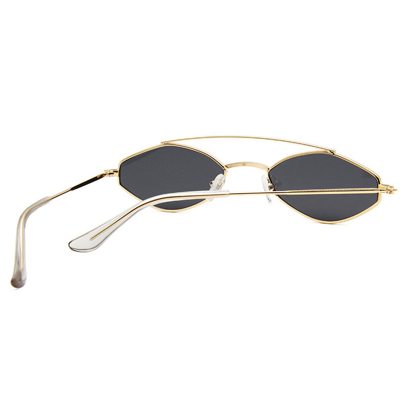 90s Sunglasses Women Retro Oval Sunglasses Lady Brand Designer Vintage Black Sunglasses Girls Eyeglasses UV400 Oculos