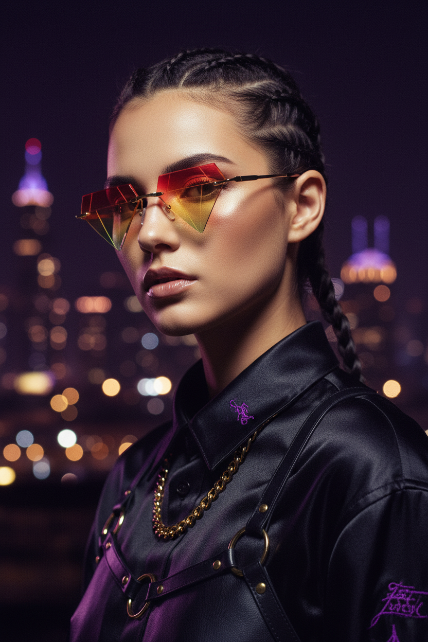 Irregular Ball Diamond Sunglasses
