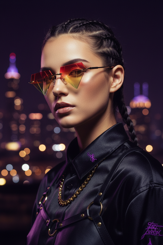 Irregular Ball Diamond Sunglasses