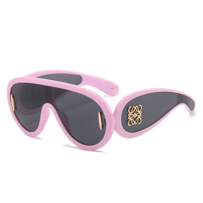 Large frame sunshade sunglasses