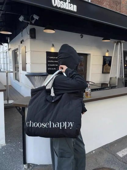 Down cotton jacket bag crossbody bag women's large capacity
