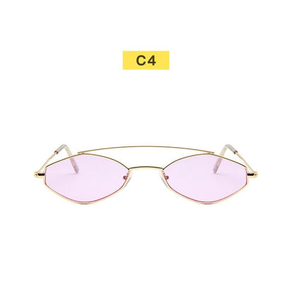 90s Sunglasses Women Retro Oval Sunglasses Lady Brand Designer Vintage Black Sunglasses Girls Eyeglasses UV400 Oculos