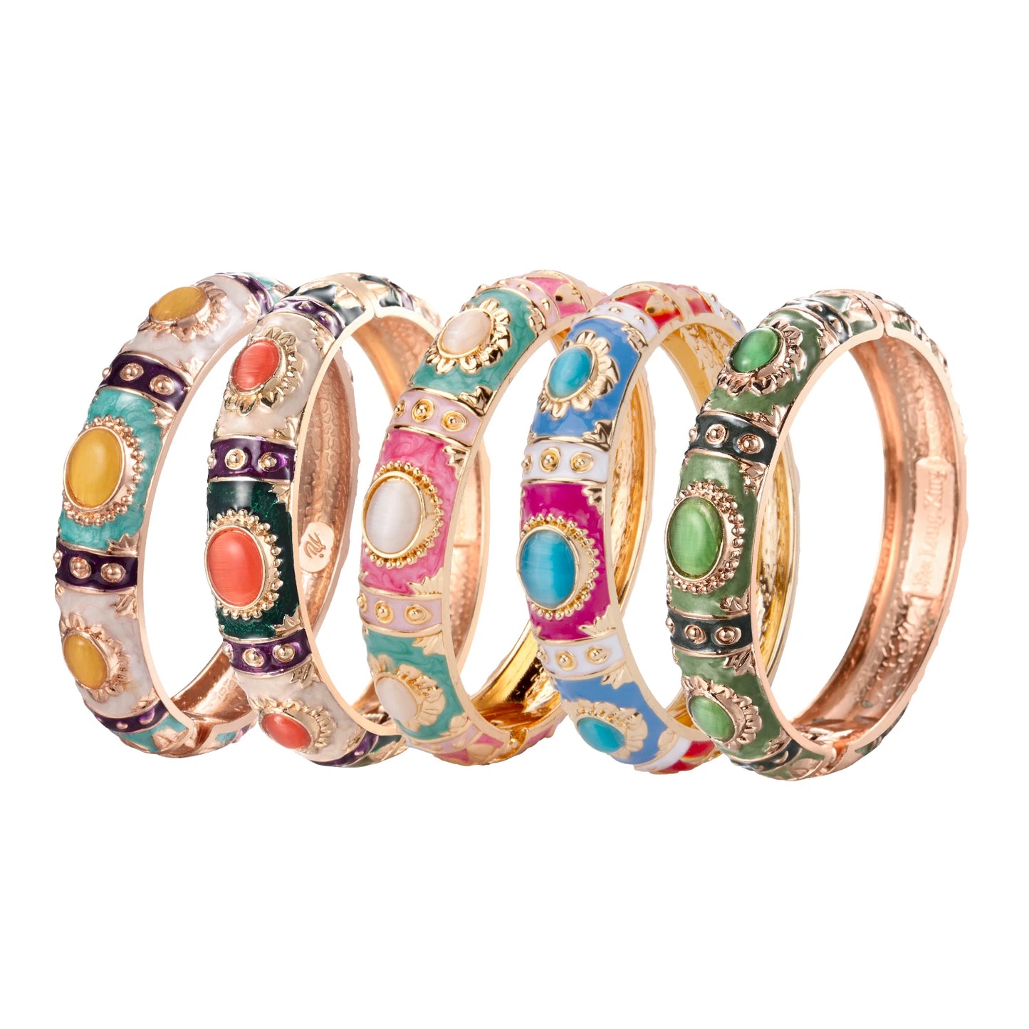 Enamel Bracelet For Women Bangle On Hand Hawaiian India Cloisonne African Jewelry Women's Hand Bracelets Bohemian Designer Gifts
