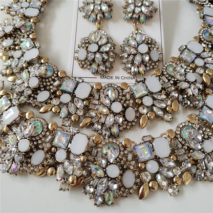 2025 New Luxury Crystal Rhinestone Jewelry Sets