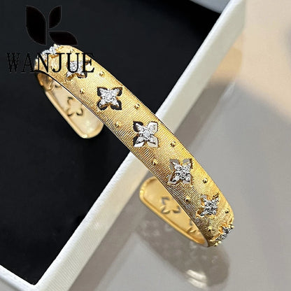 Fashion trend women's luxury jewelry retro personality exquisite bracelet wedding party holiday gift