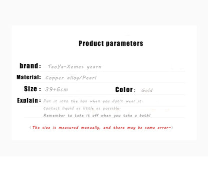 2025 Fashion Jewelry For Women's Sexy Collarbone Chain Accessories Natural Stone Pearl Bead Chain Water Droplet Pendant Necklace
