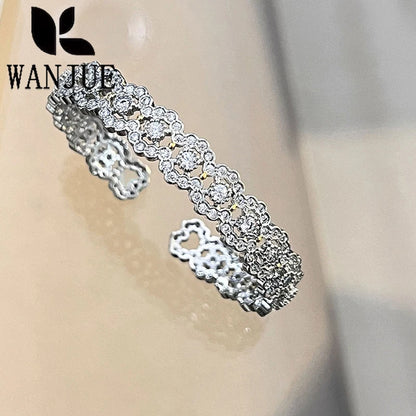 Fashion trend women's luxury jewelry retro personality exquisite bracelet wedding party holiday gift