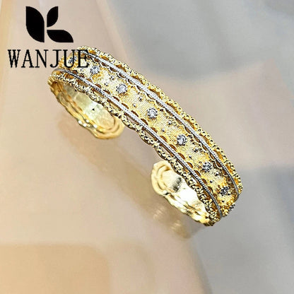 Fashion trend women's luxury jewelry retro personality exquisite bracelet wedding party holiday gift