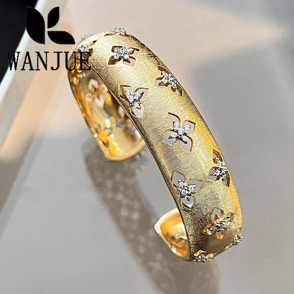 Fashion trend women's luxury jewelry retro personality exquisite bracelet wedding party holiday gift