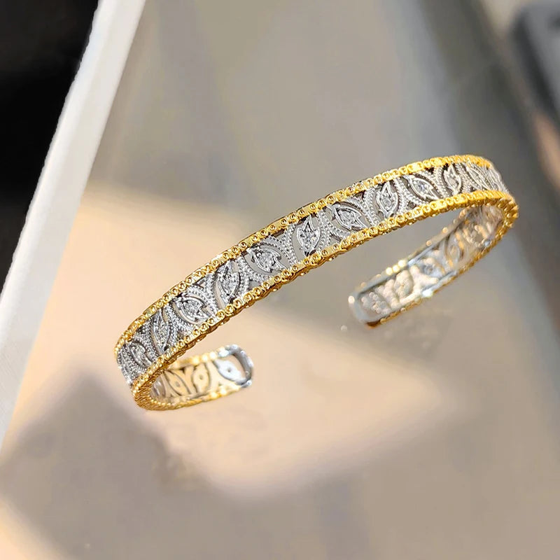Fashion trend women's luxury jewelry retro personality exquisite bracelet wedding party holiday gift