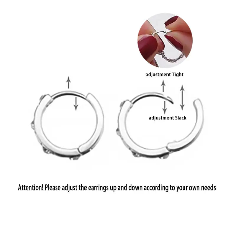 New Trendy Enamel Blue Color Metal Texture Small Hoop Earrings for Women Gold Plated Statement Ear Buckle Creative Jewelry Gifts