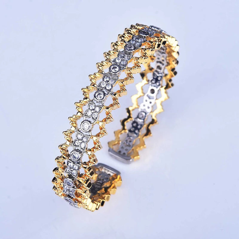 Fashion trend women's luxury jewelry retro personality exquisite bracelet wedding party holiday gift