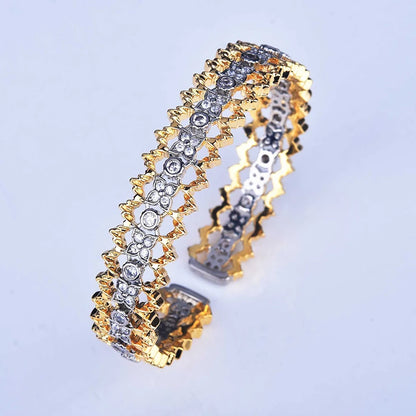 Fashion trend women's luxury jewelry retro personality exquisite bracelet wedding party holiday gift
