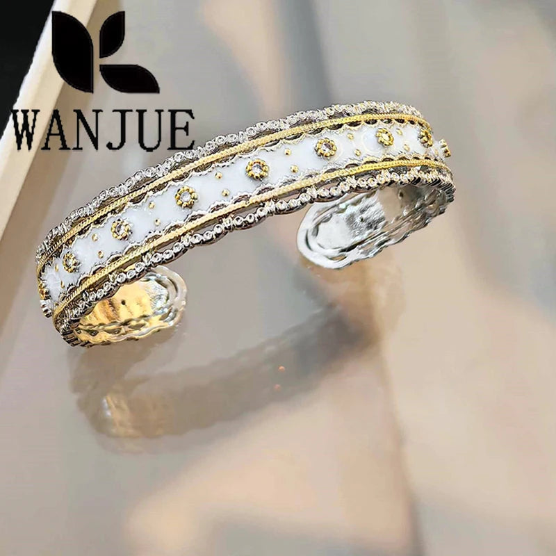 Fashion trend women's luxury jewelry retro personality exquisite bracelet wedding party holiday gift