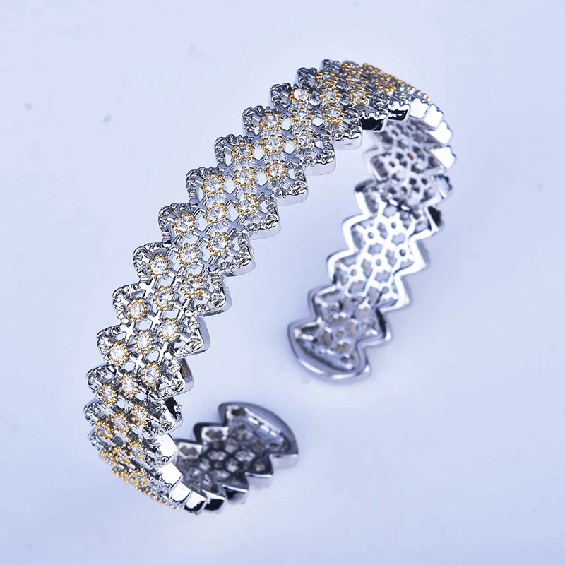 Fashion trend women's luxury jewelry retro personality exquisite bracelet wedding party holiday gift
