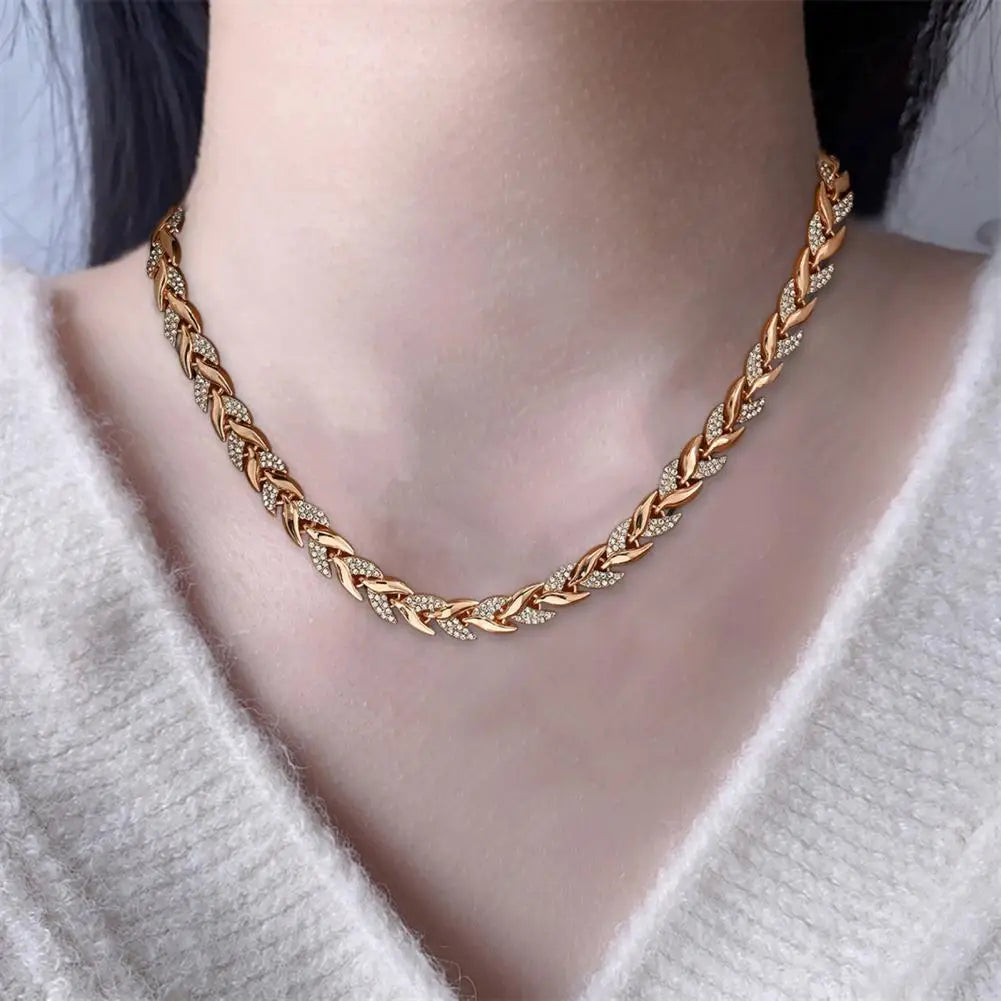 Womens Necklace and Bracelet Jewelry Set